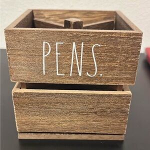 Wooden Pen Holder